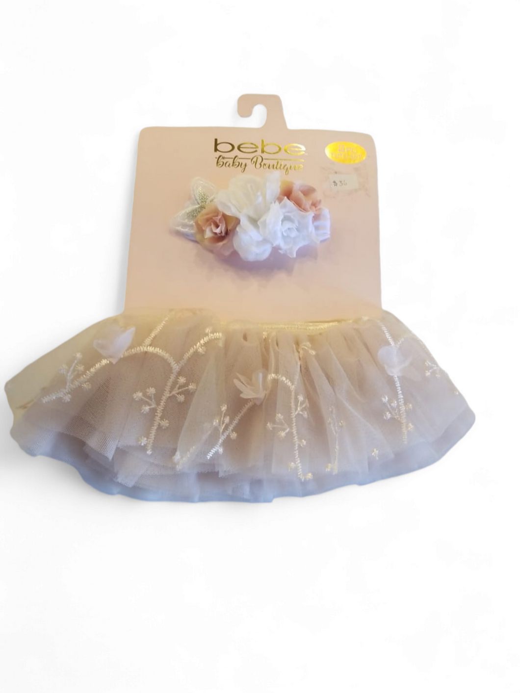 Bebe 2pc tutu baby gift set