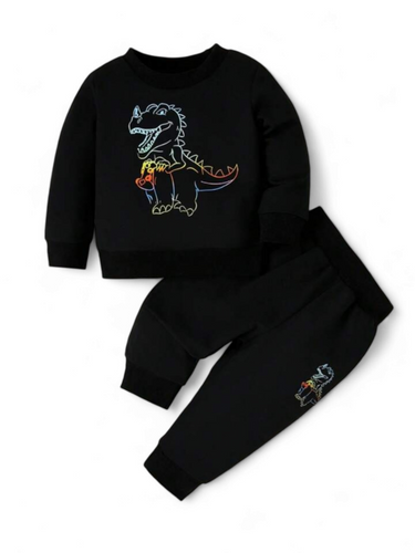 Baby set  sweats dino print