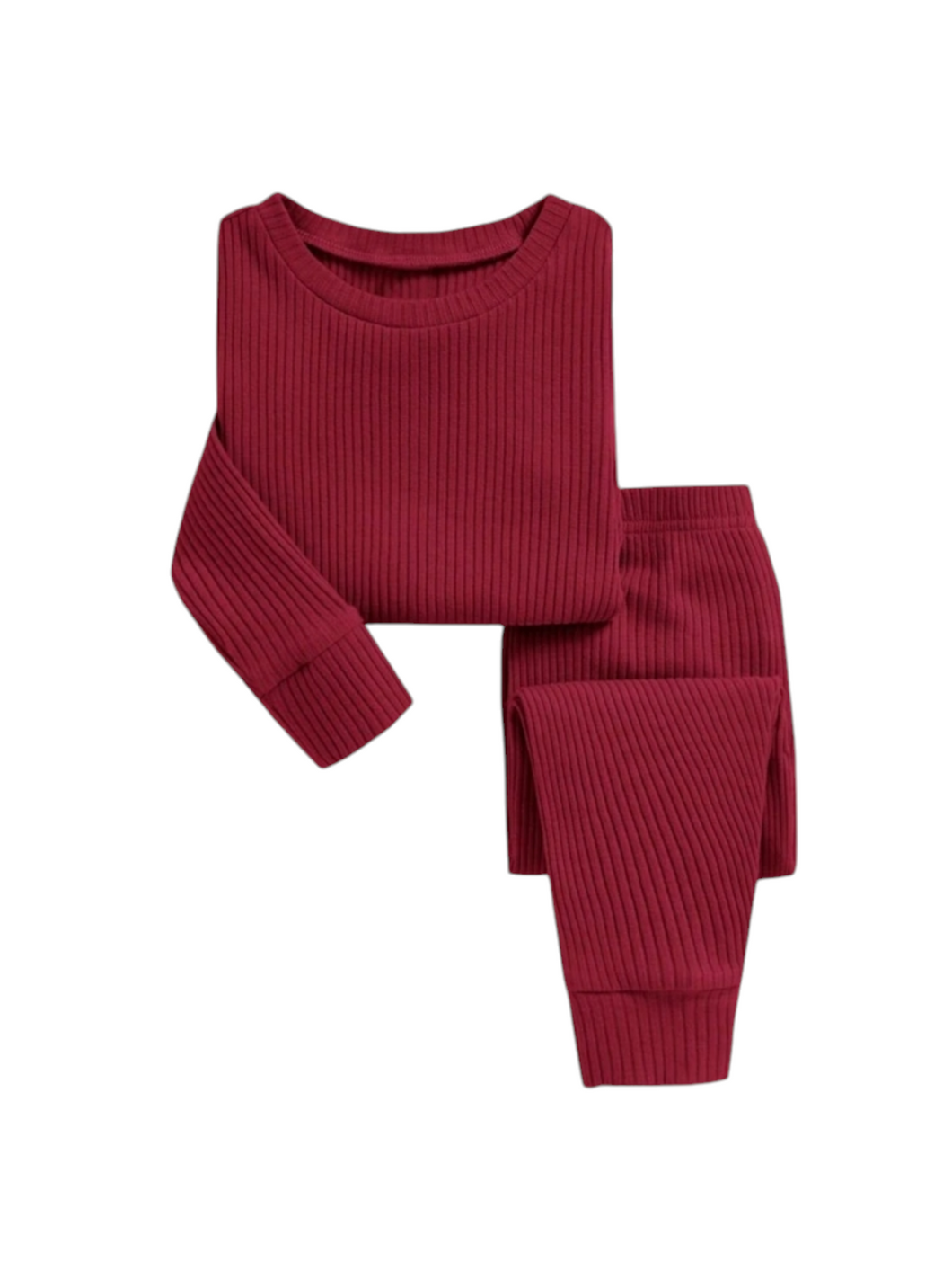 Burgundy baby pj