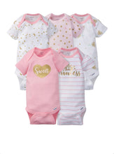 Gerber princess  5 pack baby onsies set