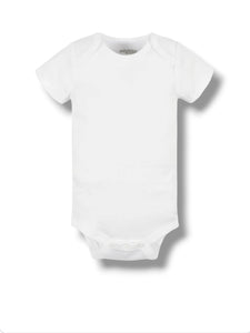 Gerber  white 5 pack  baby onsies set