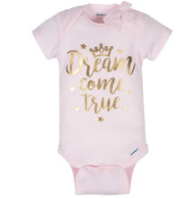 Gerber dream come true baby 3 pack onsies set