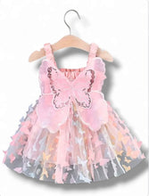 Butterfly pink baby dress