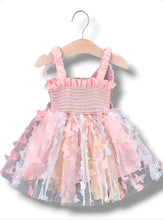 Butterfly pink baby dress