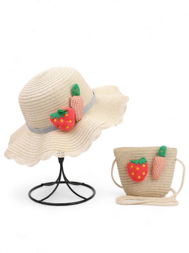 Beach hats set with purse