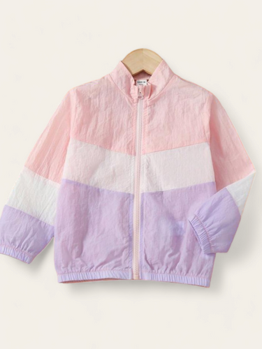 Girl windbreaker jacket